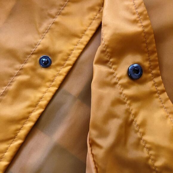 Neff Mustard Yellow Rose Checked Jacket Mens Size M - Picture 5 of 7